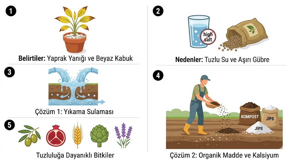 Toprak Tuzluluğu: Belirtileri, Nedenleri ve Çözüm Yöntemleri