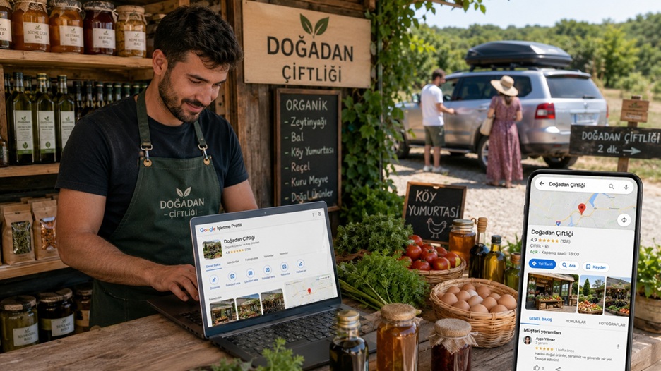 Çiftçiler İçin Google Benim İşletmem Rehberi: Google Haritalar'da Görünür Olmanın En Kolay Yolu
