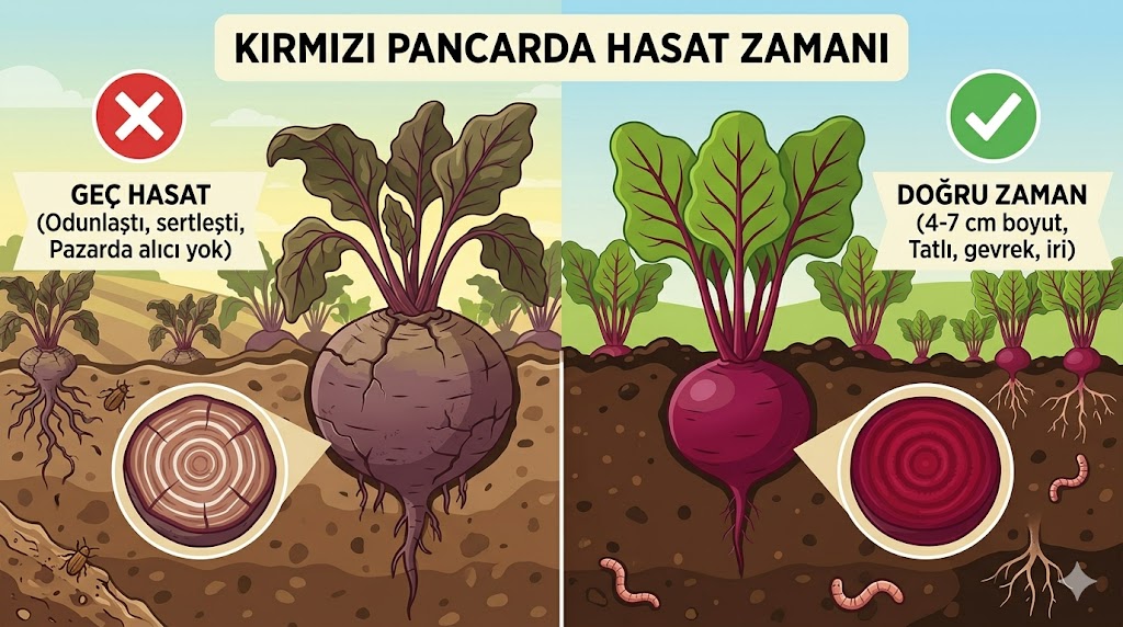 Kırmızı Pancar Yetiştiriciliği: Odunlaşmadan, Tatlı ve İri Hasat İçin Rehber