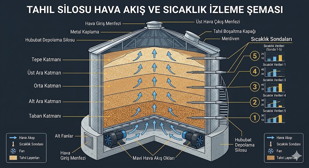Hasattan Sofraya: Tahıl Ambarlarında Nem ve Sıcaklık Kontrolü