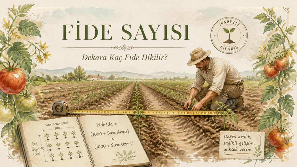 Fide Dikim Sıklığı: Dekara Kaç Fide Sığar?